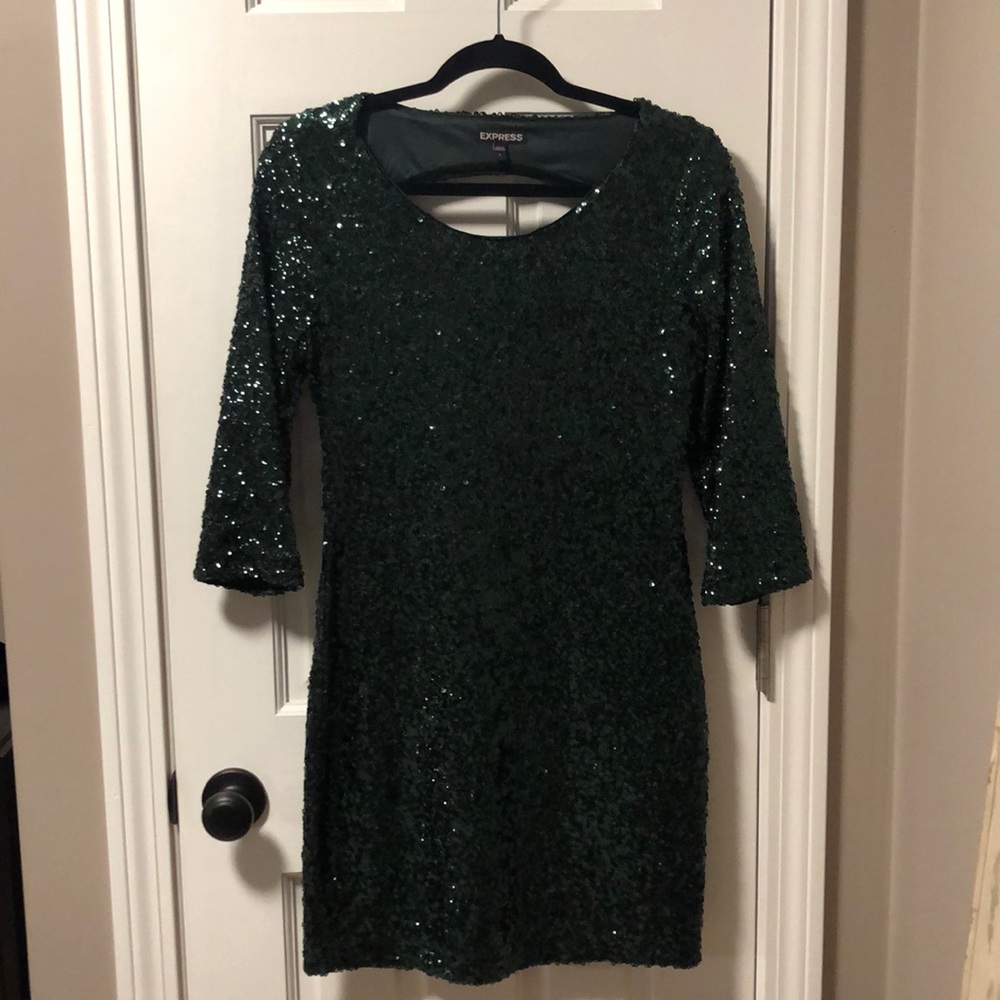 Express sequin dress